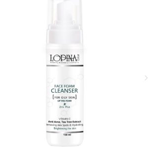 فوم شستشو صورت پوست های چرب ویتامینC لوپینا